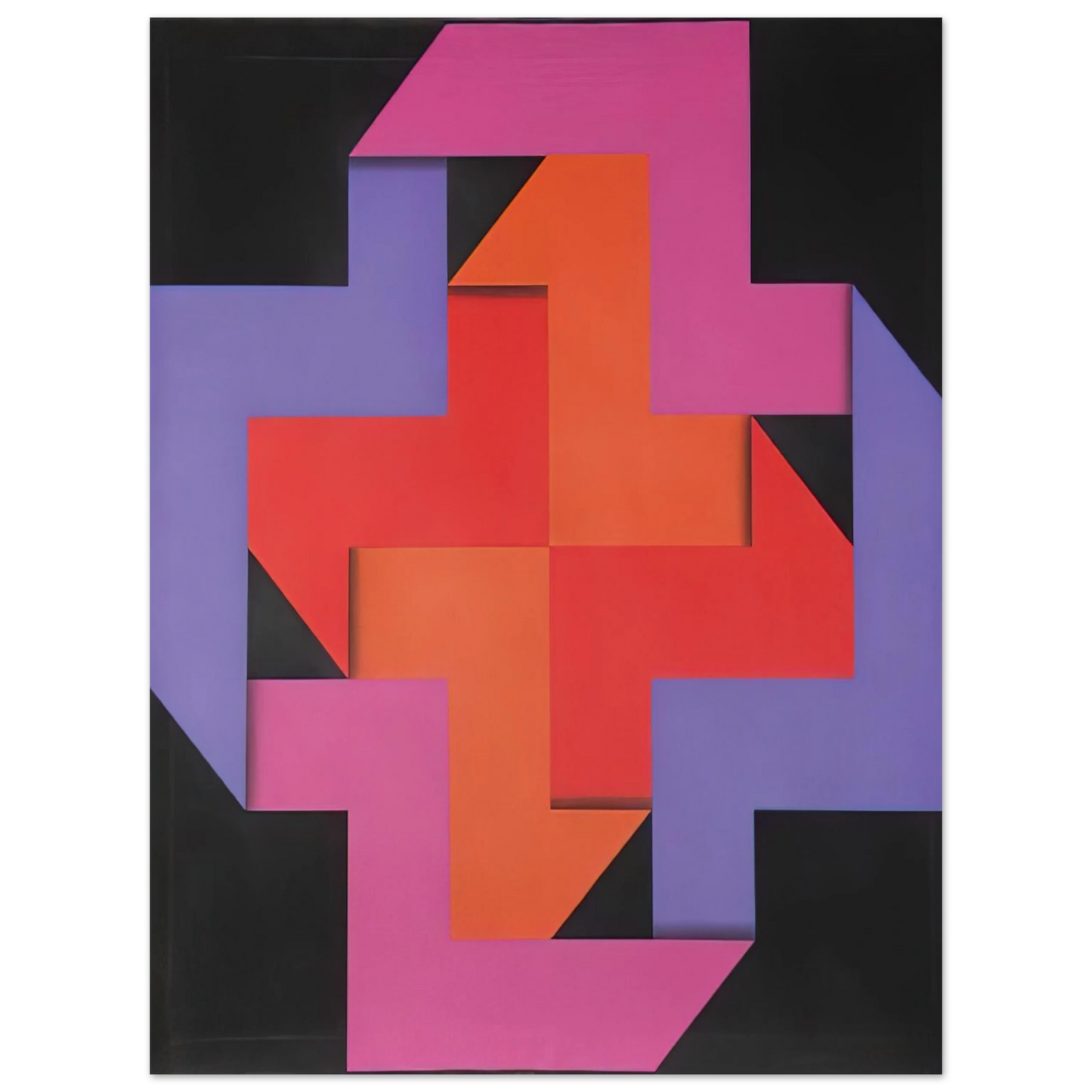 Omar Rayo - Tibacuy - 1969 Fine Art Poster - Default Title