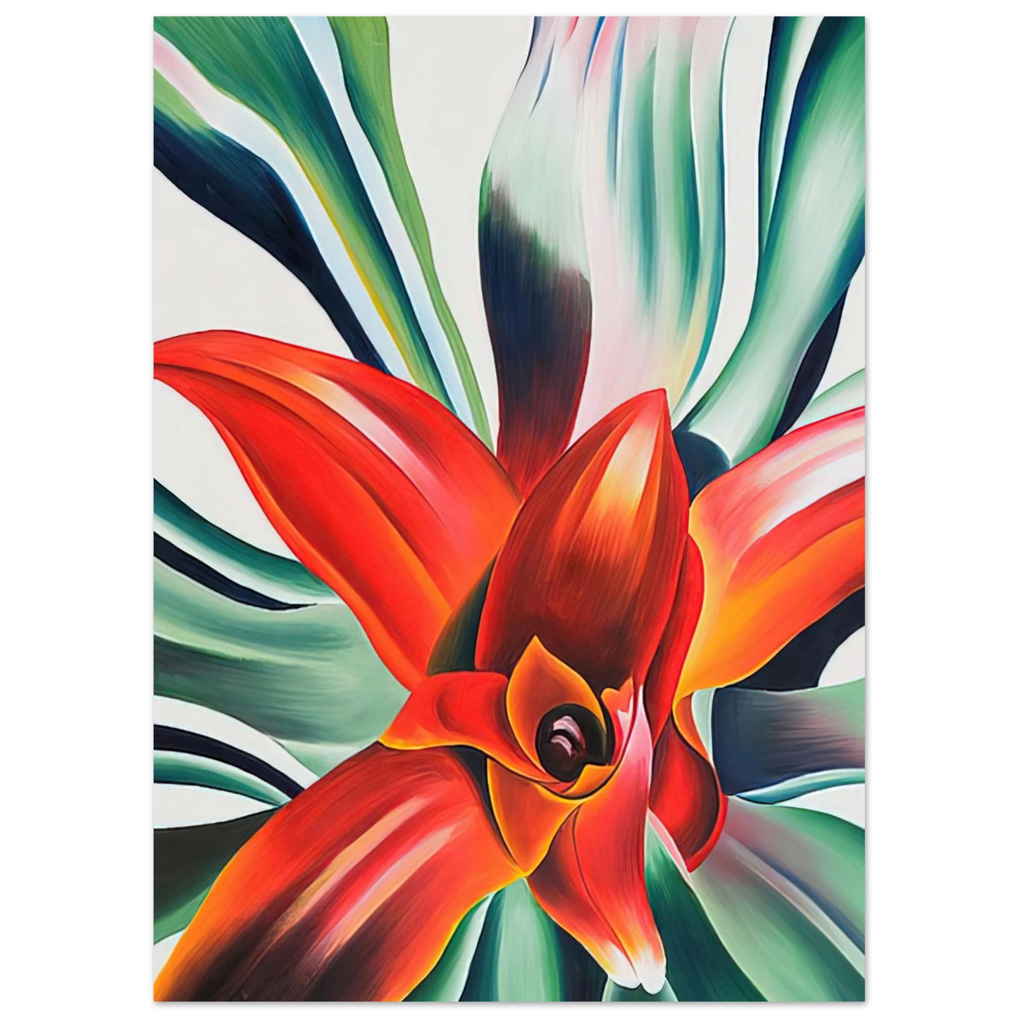 Georgia O'Keeffe - Leaves of a Plant Fine Art Poster - 40x60 cm / 16x24 inches