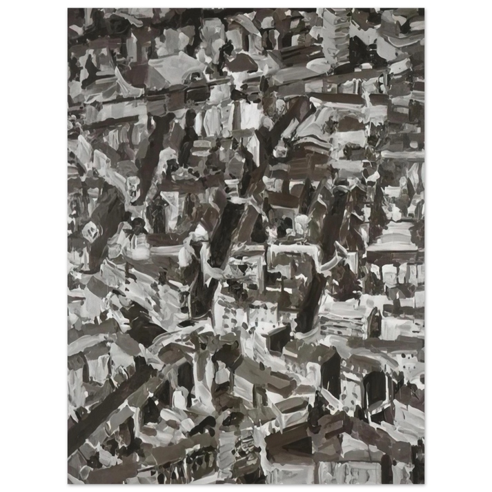 Gerhard Richter - TOWNSCAPE D 1968 75x100 cm / 30x40inches Fine Art Poster
