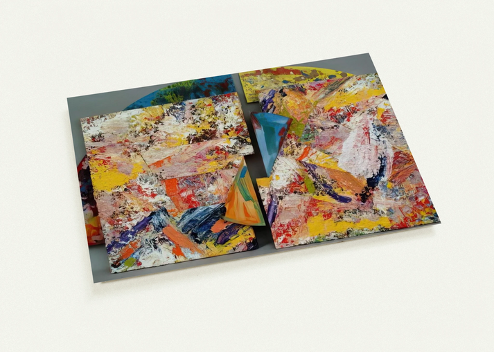 Pearlie By Sam Gilliam Pack of 10 Post Cards | Sam Gilliam Post Cards | A6 (10.5 x 14.8 cm) - 4.1 x 5.8 inches