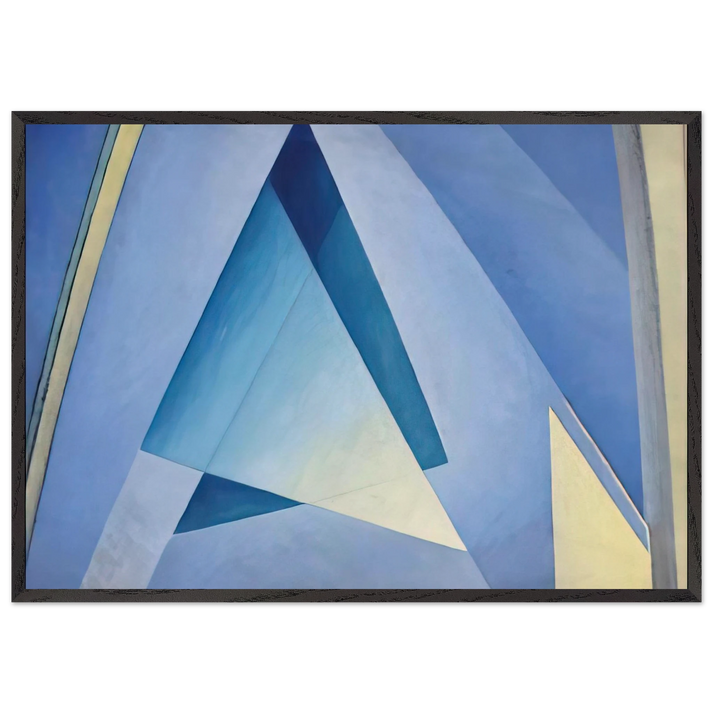 Hanover Abstract - 1938 - Lawren Harris 70x100 cm / 28x40 inches Framed Art Print – Black Wooden Frame