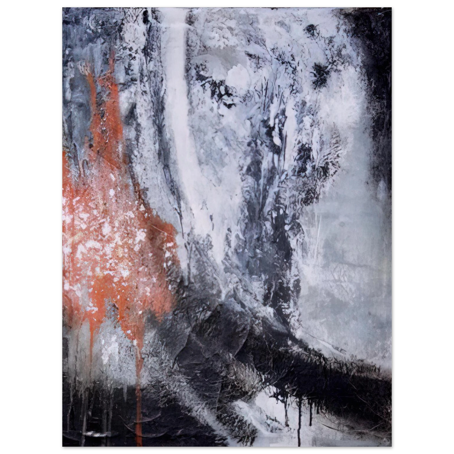 Jiro Yoshihara - Untitled - Tachisme Fine Art Poster - Default Title