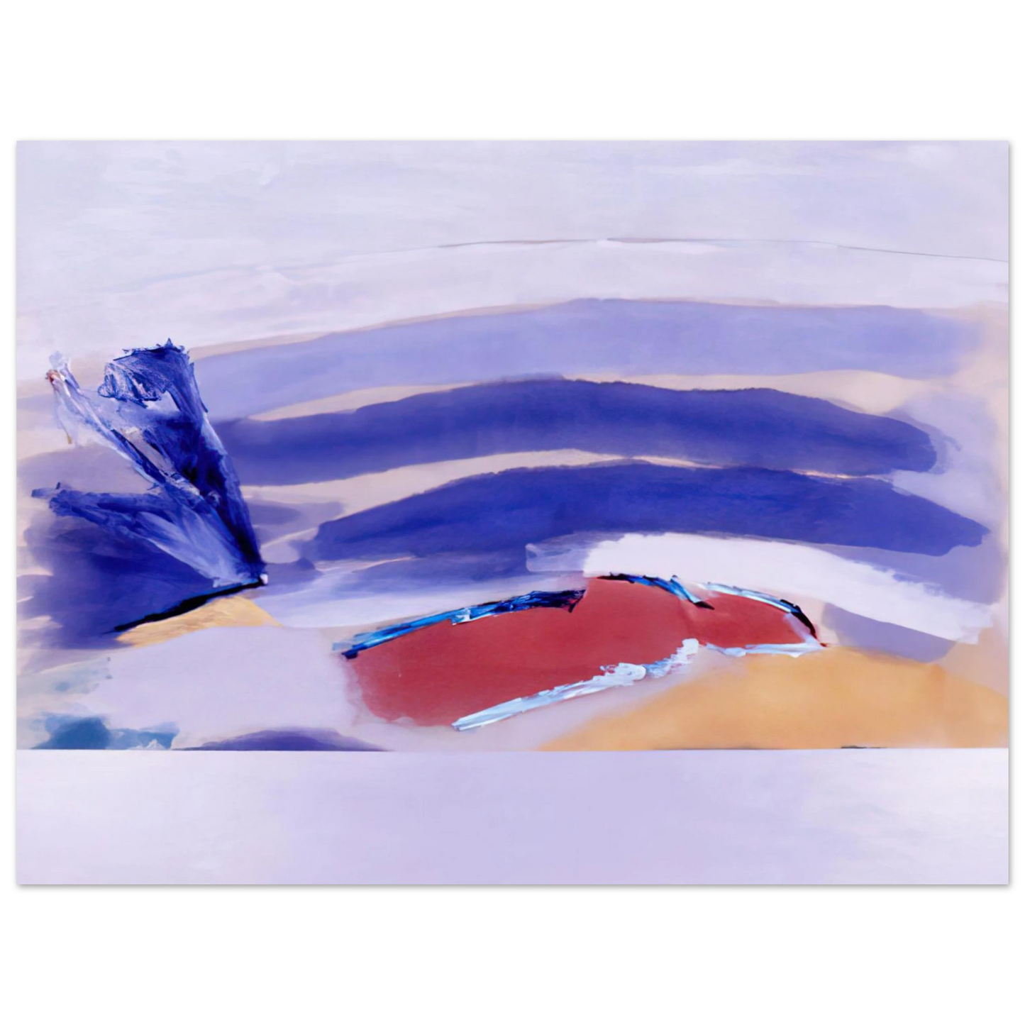 Ronnie Landfield - The Spaniard For Picasso - 1980 Fine Art Poster - Default Title