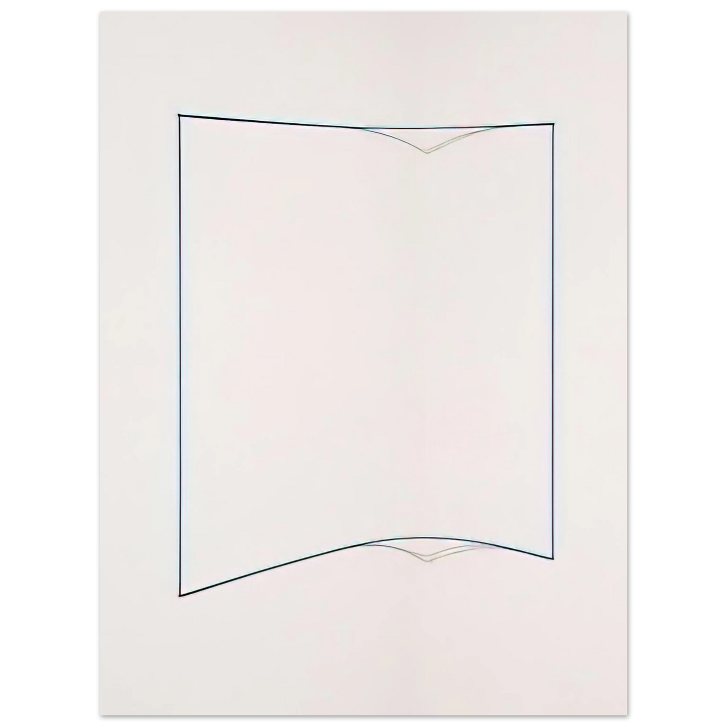 Fred Sandback - Blue Day-glo Corner Piece - 1968 Fine Art Poster - Default Title