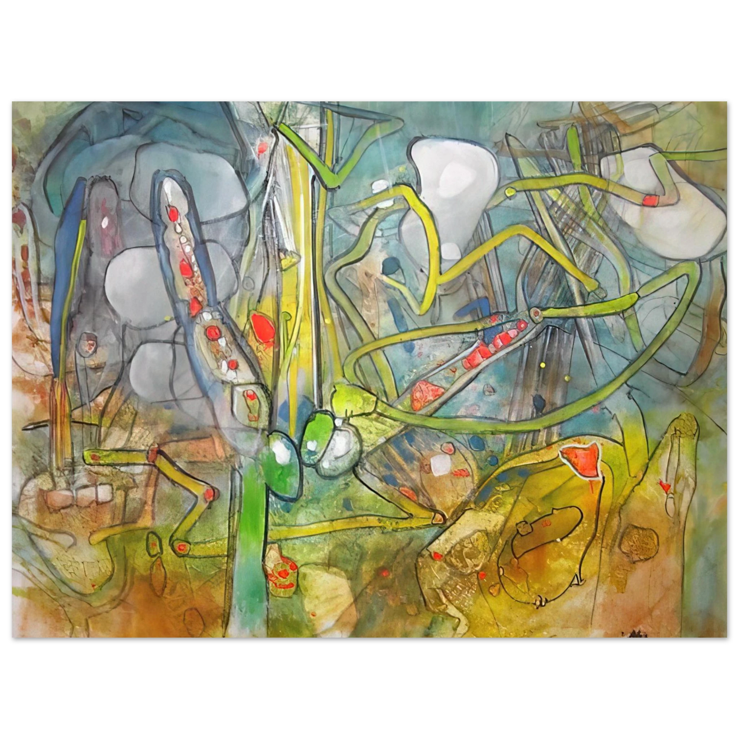 Roberto Matta - ATLAS DE MEDICATION Fine Art Poster - Default Title