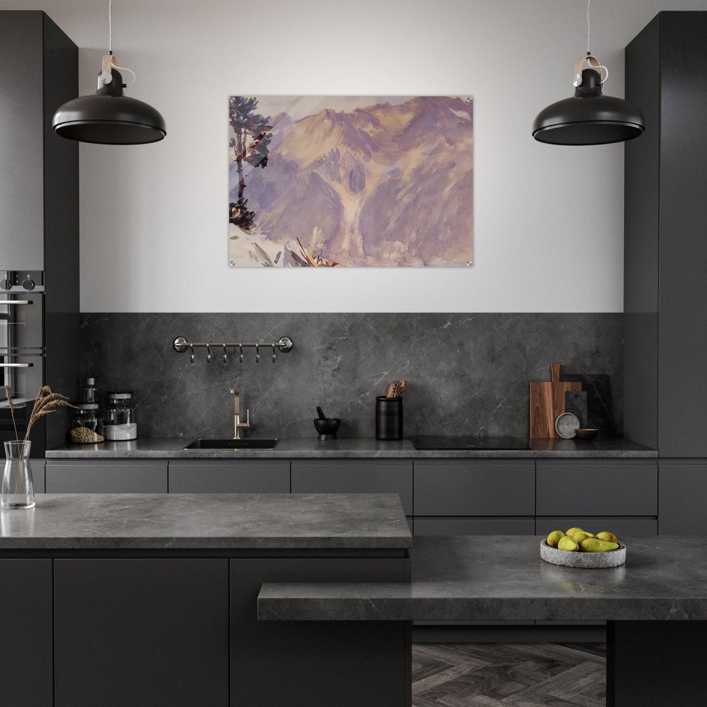 The Tyrol - John Singer Sargent Acrylic Print - 70x100 cm / 28x40″ inches | John Singer Sargent Wall Art | John Singer Sargent Prints