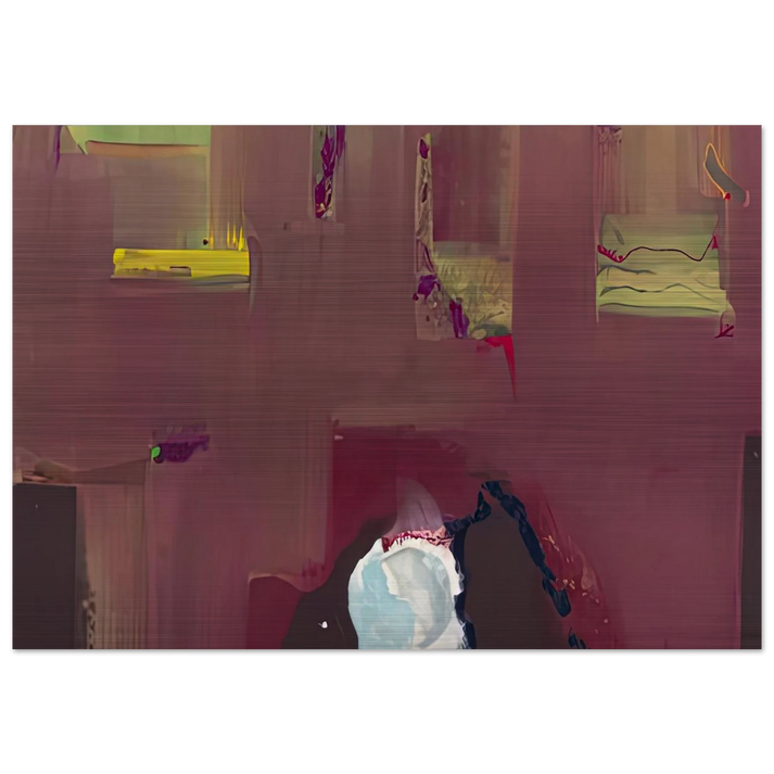 Yin Yang, 1990- - Helen Frankenthaler Brushed Aluminum Print - 70x100 cm / 28x40 inches | Helen Frankenthaler Aluminum Print | Helen Frankenthaler Prints