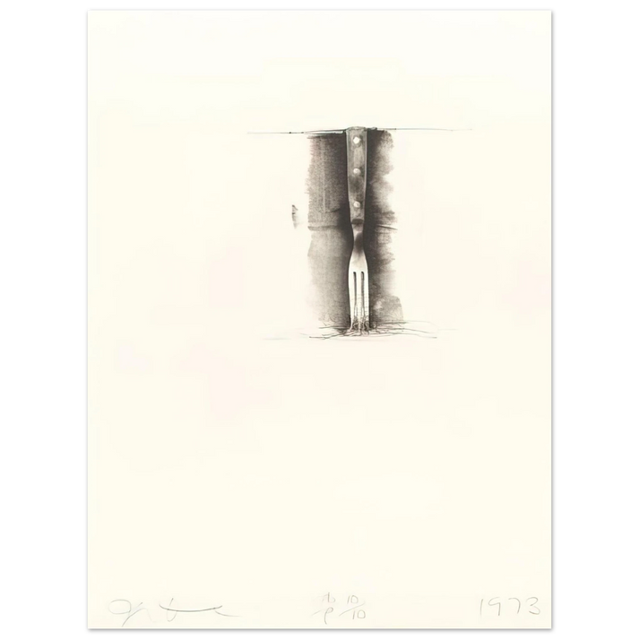 Jim Dine - UNTITLED FROM TEN WINTER TOOLS 1973 8 75x100 cm / 30x40inches Fine Art Poster