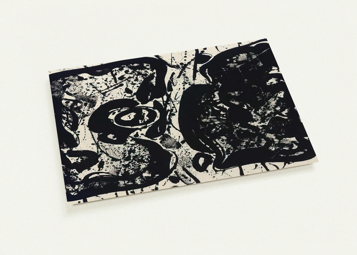 Dark Egg Lembark L22 By Sam Francis Pack of 10 Post Cards | Sam Francis Post Cards | A6 (10.5 x 14.8 cm) - 4.1 x 5.8 inches