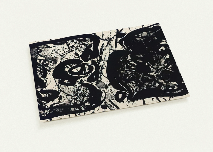 Dark Egg Lembark L22 By Sam Francis Pack of 10 Post Cards | Sam Francis Post Cards | A6 (10.5 x 14.8 cm) - 4.1 x 5.8 inches