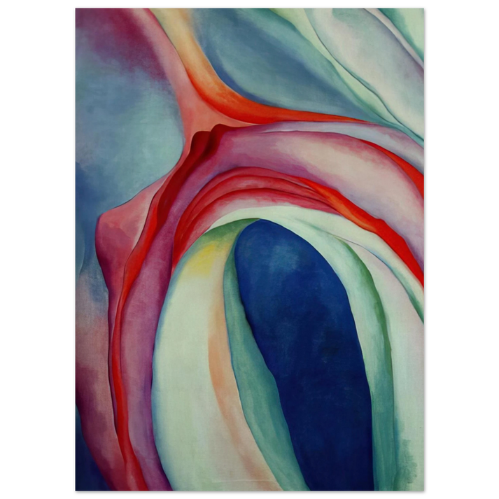 Georgia O'Keeffe - Music Pink and Blue II Fine Art Poster