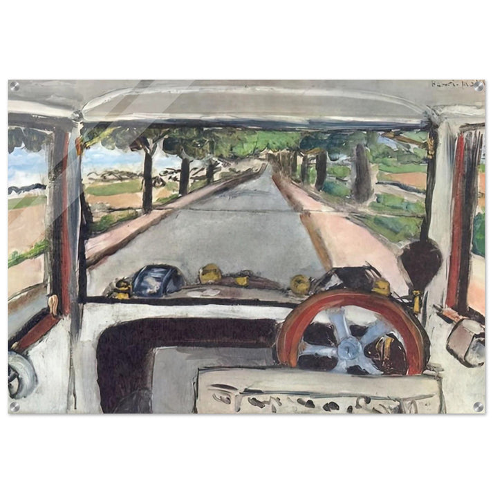 THE WINDSHIELD 1917 0 - Henri Matisse Acrylic Print - 70x100 cm / 28x40″ inches | Henri Matisse Wall Art | Henri Matisse Prints