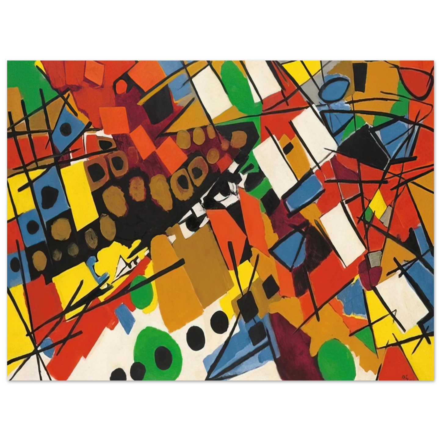 Ernst Wilhelm Nay - Pastorale - 1954 Fine Art Poster - Default Title