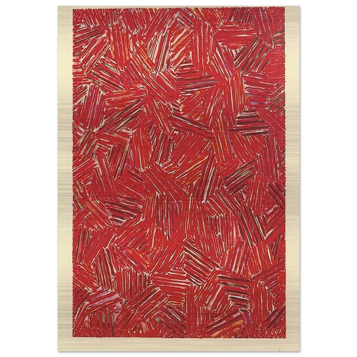 CICADA ULAE 219 - Jasper Johns Brushed Aluminum Print - 70x100 cm / 28x40 inches | Jasper Johns Aluminum Print | Jasper Johns Prints
