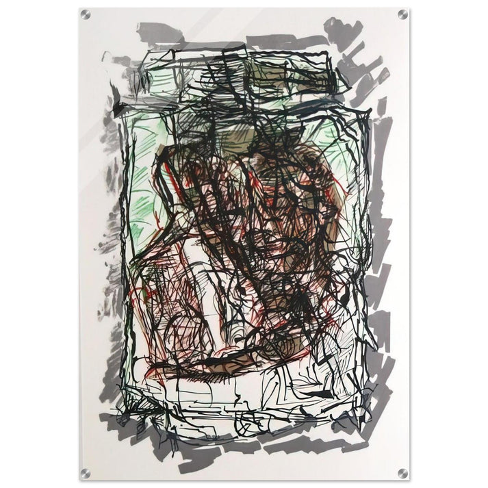 Lithographie 1976 - Jean-Paul Riopelle Acrylic Print - 70x100 cm / 28x40″ inches | Jean-Paul Riopelle Wall Art | Jean-Paul Riopelle Prints