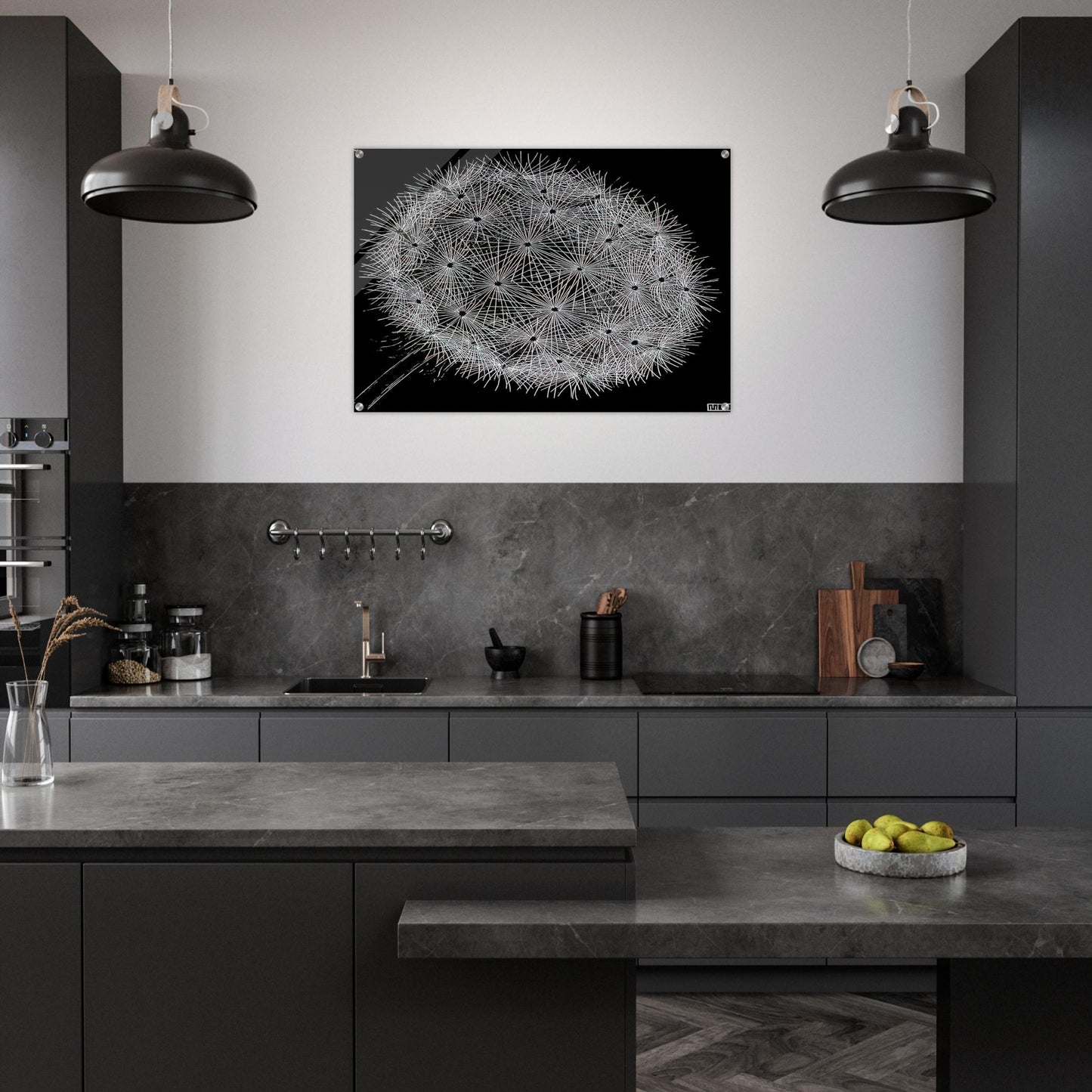 BLOWBALL II - MC Escher Acrylic Print - 70x100 cm / 28x40″ inches | Maurits Cornelis Escher Prints