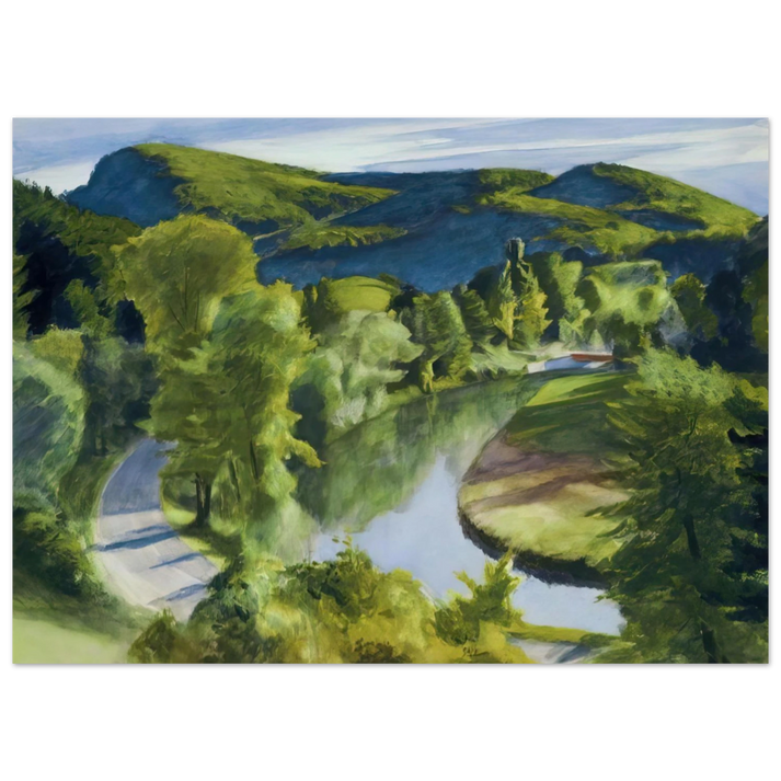 Edward Hopper - First Branch of the White River, Vermont Fine Art Poster