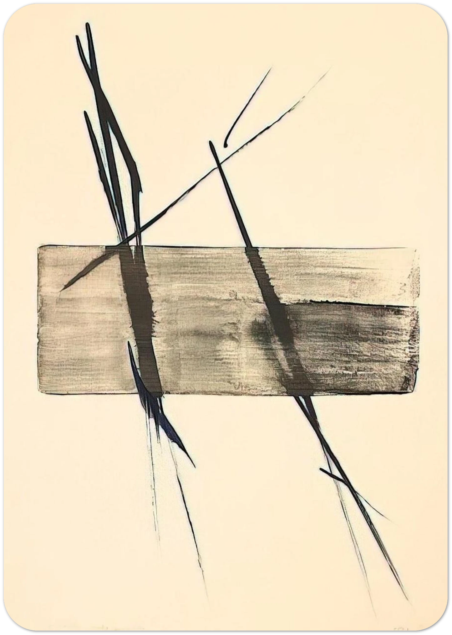 Beyond - Abstract Expressionism By Toko Shinoda Pack of 10 Post Cards | Toko Shinoda Post Cards | A6 (10.5 x 14.8 cm) - 4.1 x 5.8 inches