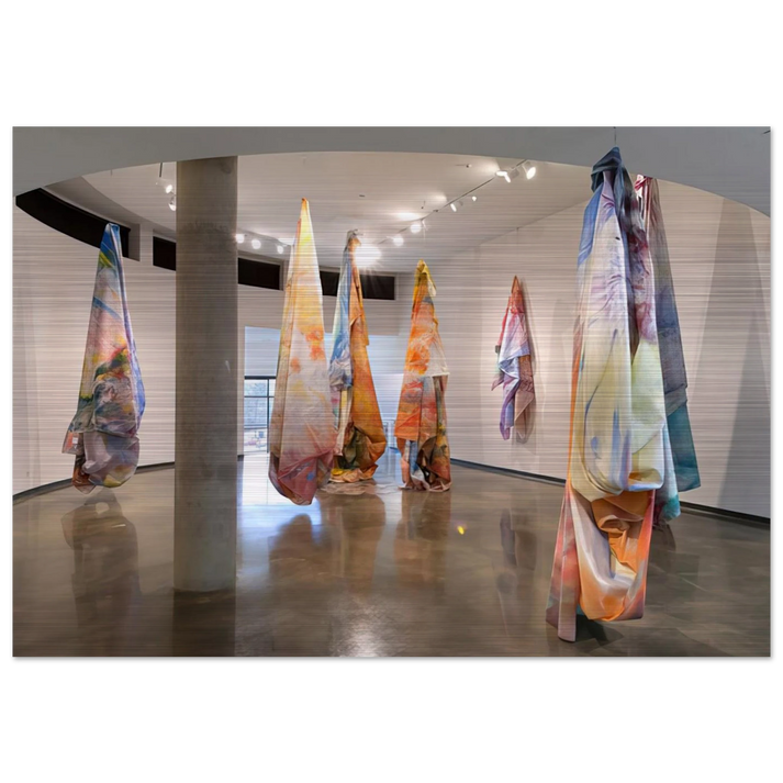 Close to Trees - Sam Gilliam Brushed Aluminum Print - 70x100 cm / 28x40 inches | Sam Gilliam Aluminum Print | Sam Gilliam Prints