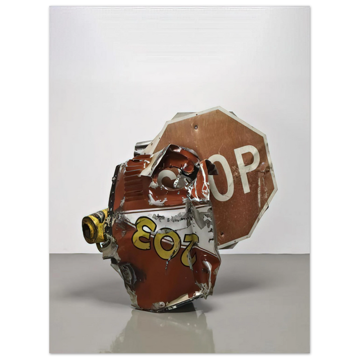 Robert Rauschenberg - STOP SIDE EARLY WINTER GLUT 1987 75x100 cm / 30x40inches Fine Art Poster