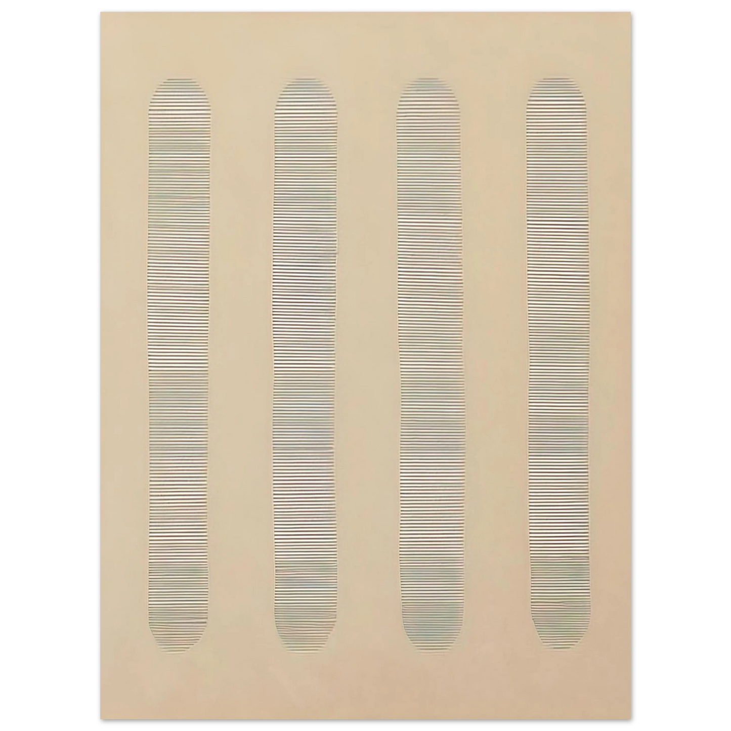 Agnes Martin - Columns Fine Art Poster - Default Title