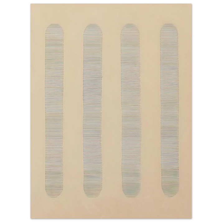 Agnes Martin - Columns 75x100 cm / 30x40inches Fine Art Poster