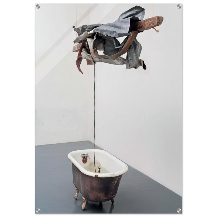 SOR AQUA VENETIAN 1973 - Robert Rauschenberg Acrylic Print - 70x100 cm / 28x40″ inches | Robert Rauschenberg Wall Art | Robert Rauschenberg Prints