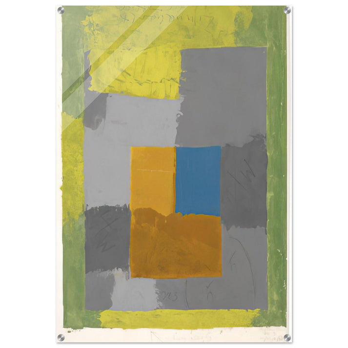 STUDY FOR HOMAGE TO THE SQUARE 2 - Josef Albers Acrylic Print - 70x100 cm / 28x40″ inches | Josef Albers Wall Art | Josef Albers Prints