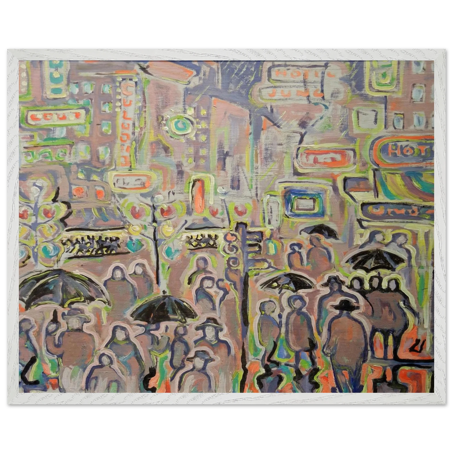 Walter Inglis Anderson - Walter Anderson Wall art - 50x70 cm / 20x28 inches - Premium Wooden Framed Poster With Fine Art Paper - White frame