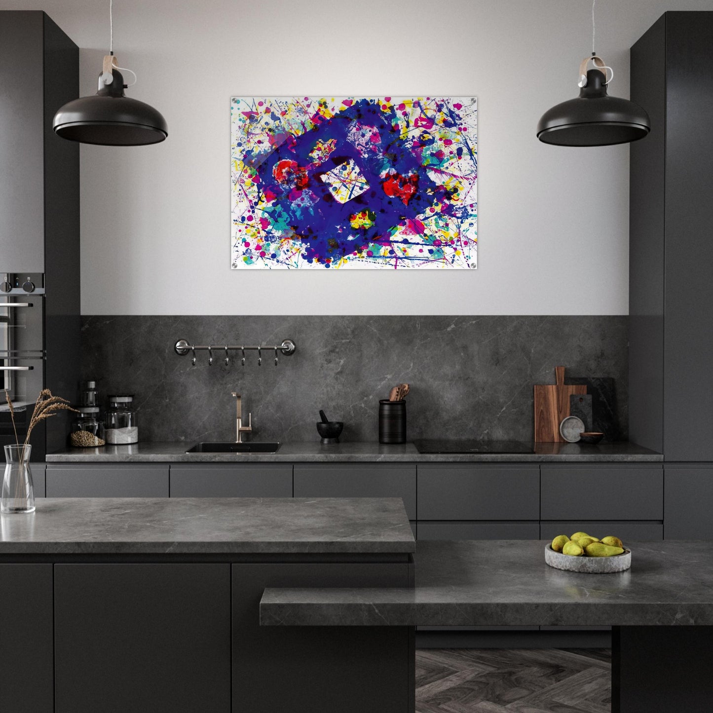 Untitled SF 259 - Sam Francis Acrylic Print - 70x100 cm / 28x40″ inches