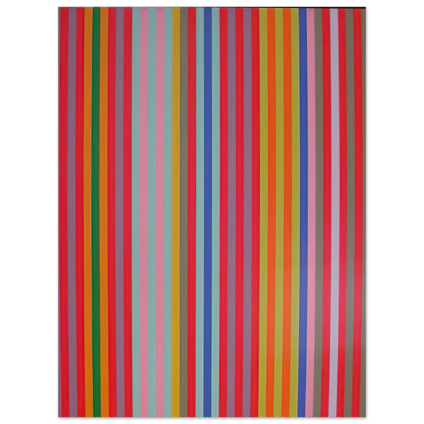 Gene Davis - Yoyo - 1969 Fine Art Poster - Default Title