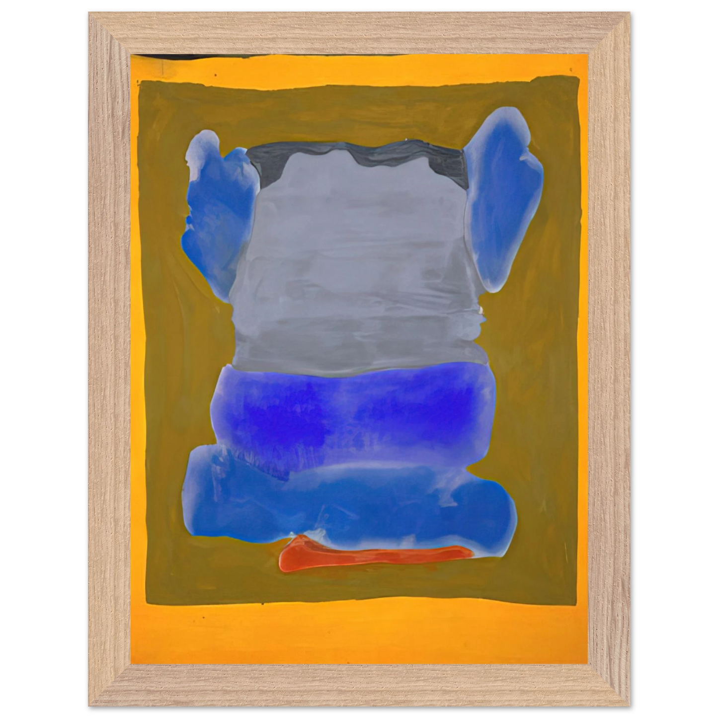 Helen Frankenthaler - Buddha s Court - 1964 Wall art - 27x35 cm / 11x14 inches - Fine Art Poster - -