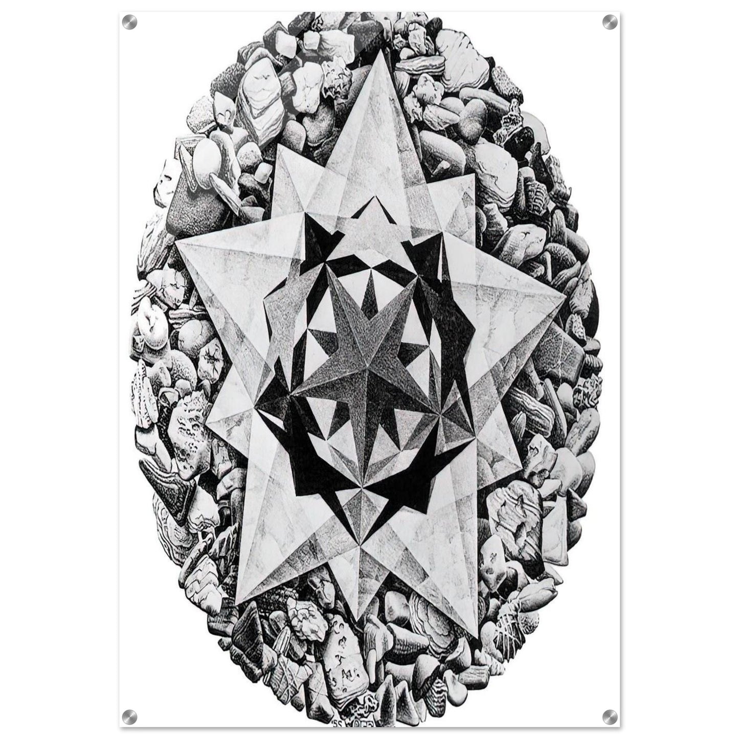 ESCHER (1) - MC Escher Acrylic Print - 70x100 cm / 28x40″ inches | Maurits Cornelis Escher Prints