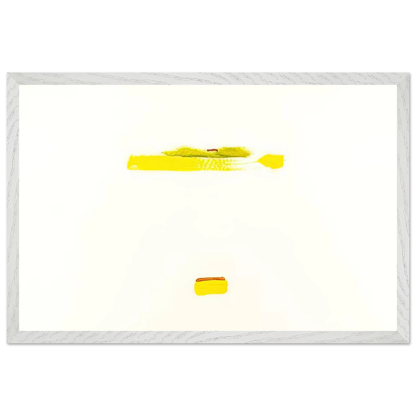 Helen Frankenthaler - New York III - 1972 Wall art - A1 (59.4 x 84.1 cm) - Premium Wooden Framed Poster With Fine Art Paper - Black frame