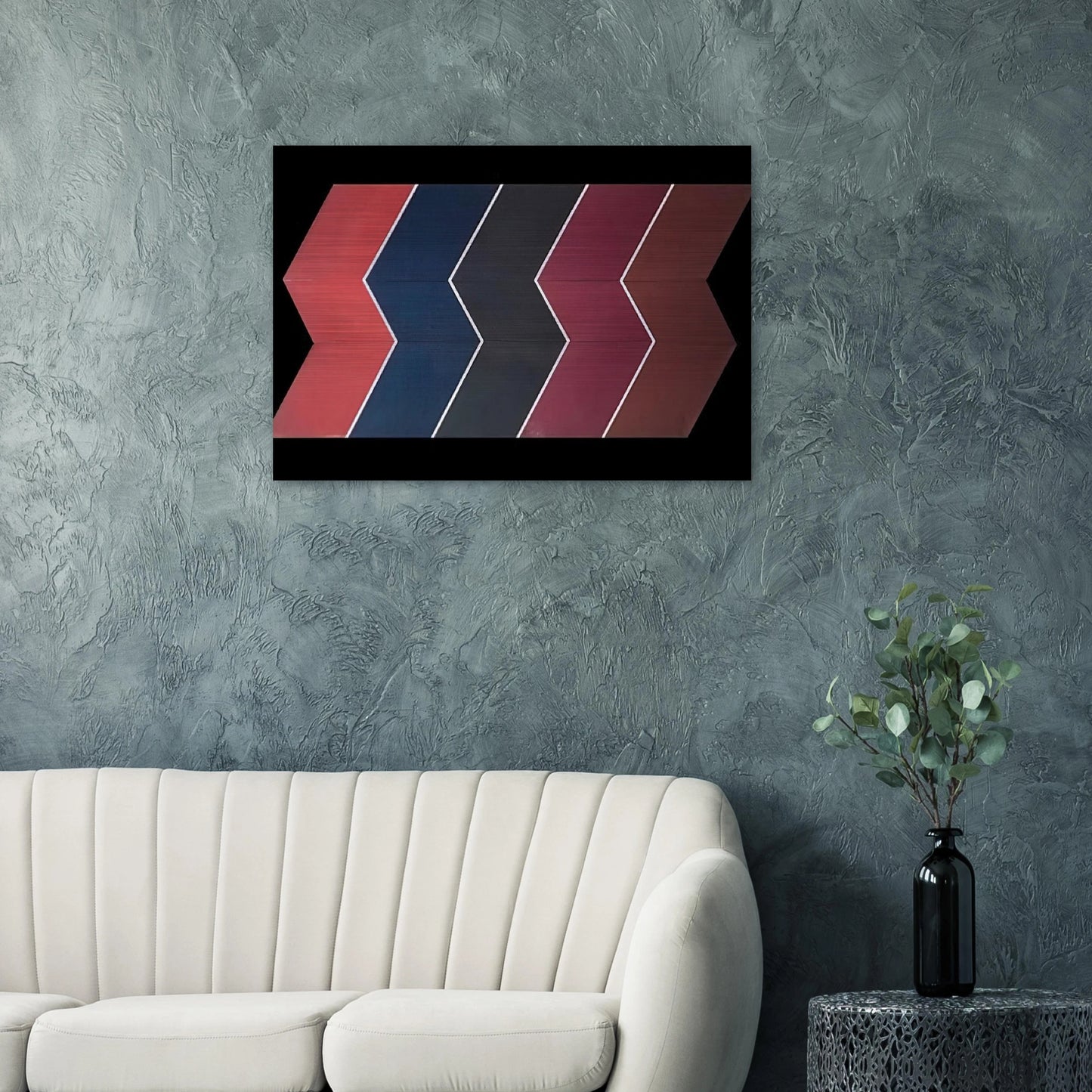 Cut Series #4 - 1967 - Thomas Downing Brushed Aluminum Print - 70x100 cm / 28x40 inches | Thomas Downing Aluminum Print | Thomas Downing Prints