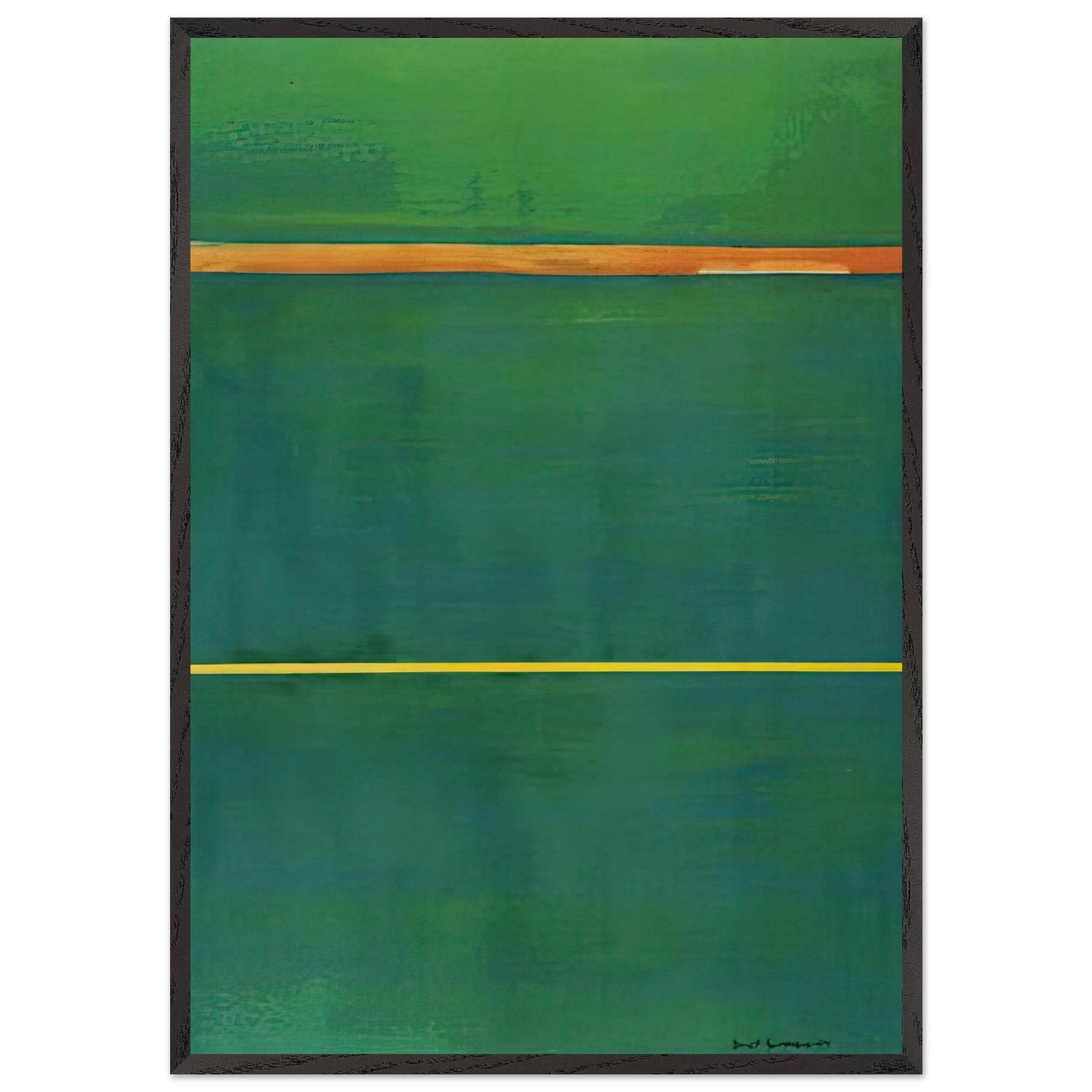 Dionysius - Barnett Newman Framed Art Print – Black Wooden Frame - Default Title - -Framed Art Print