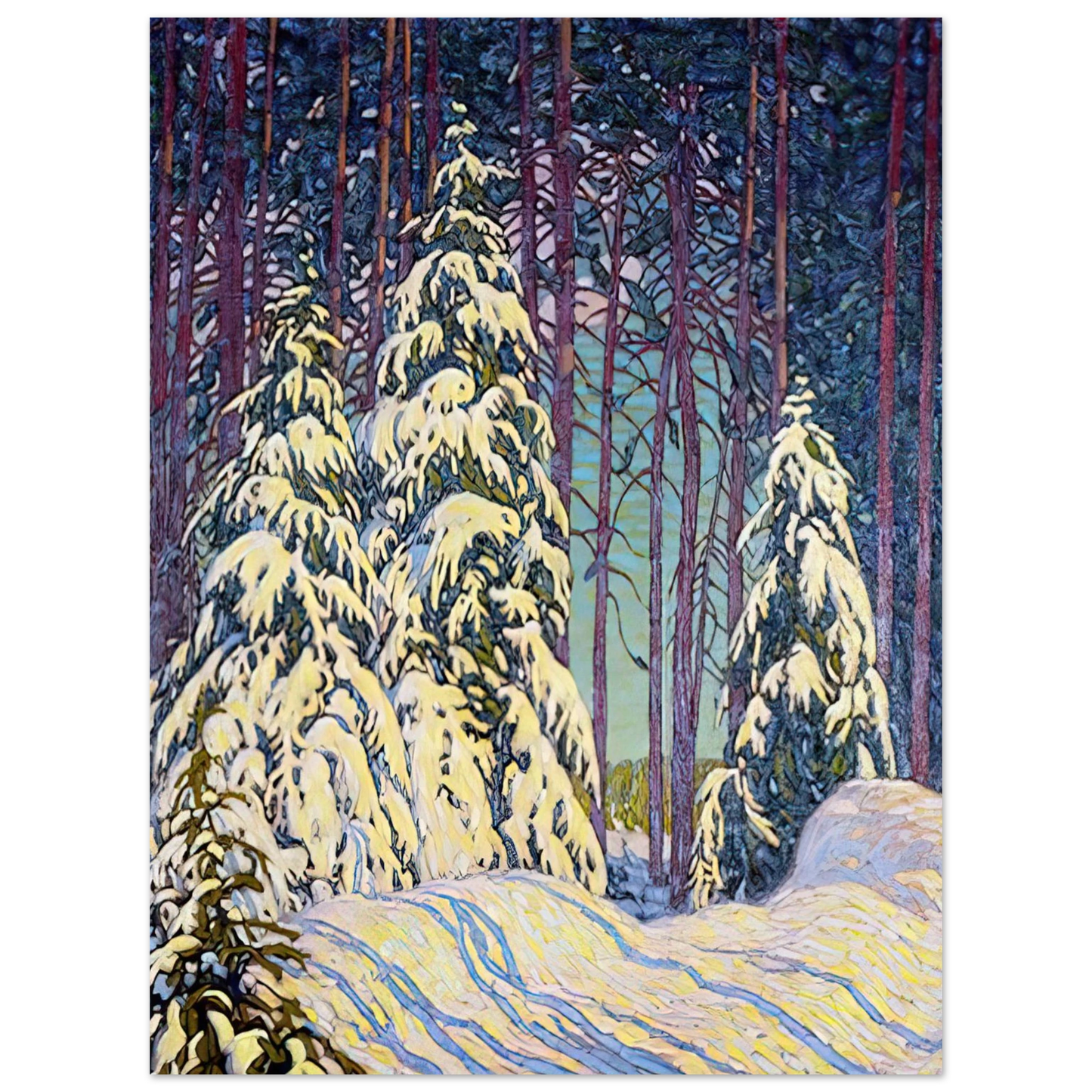 Lawren Harris - Winter Sunrise - 1913 Fine Art Poster - Default Title