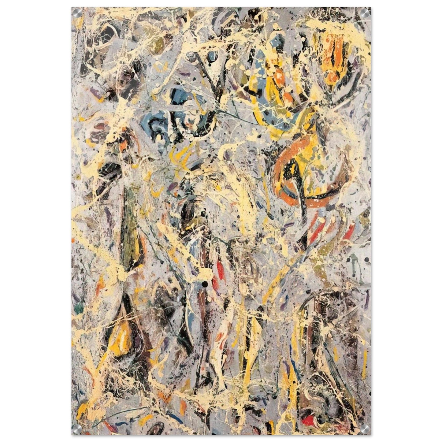 GALAXY 1947 - Jackson Pollock Acrylic Print - 70x100 cm / 28x40″ inches