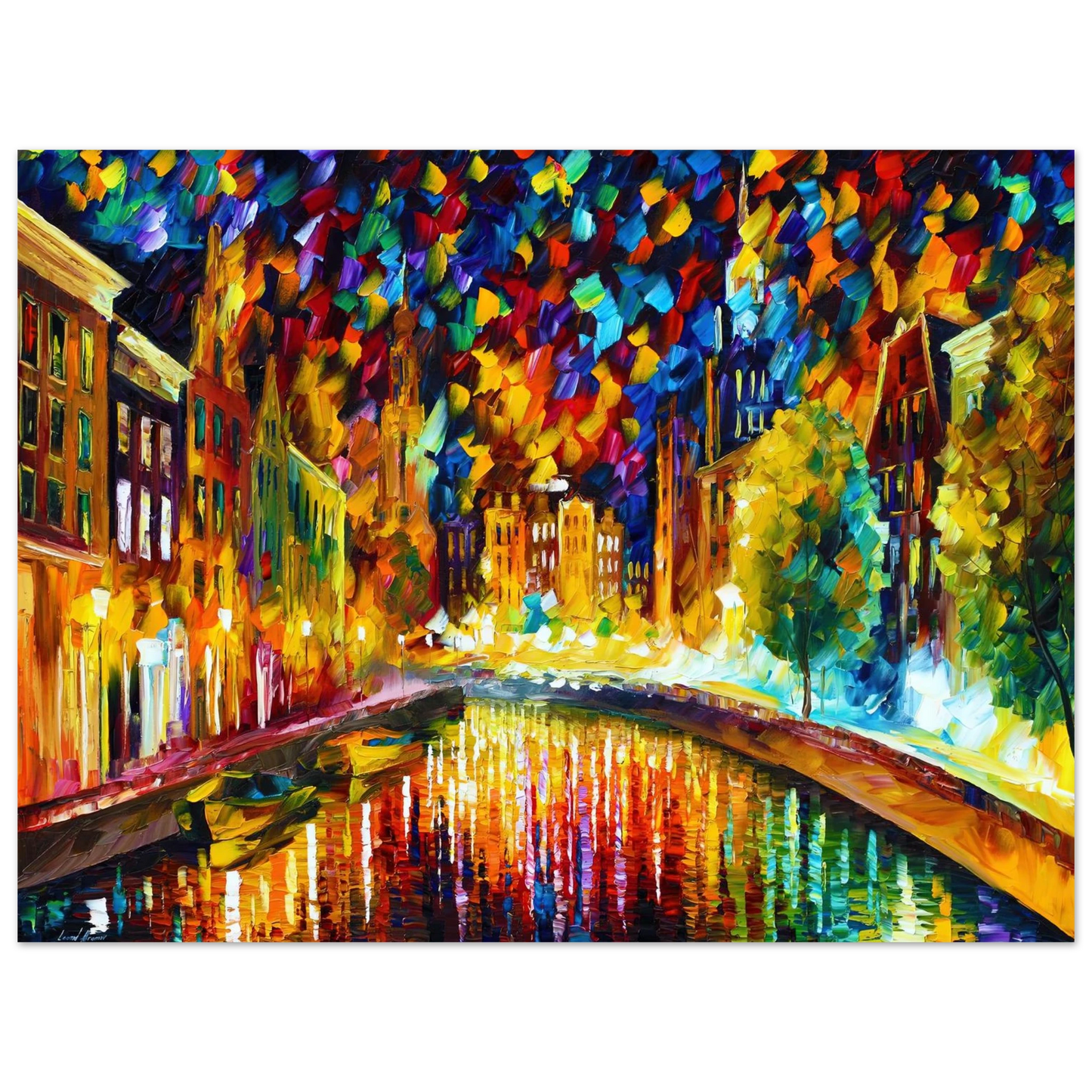 Leonid Afremov - Leonid Afremov Fine Art Poster - 13x18 cm / 5x7 inches
