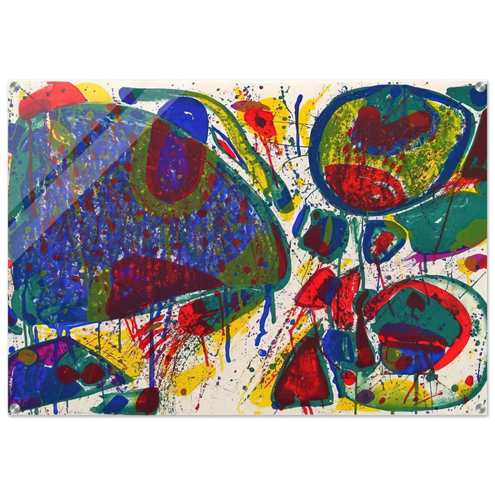 Variant III from Bright Jade Ghost - Sam Francis Acrylic Print - 70x100 cm / 28x40″ inches