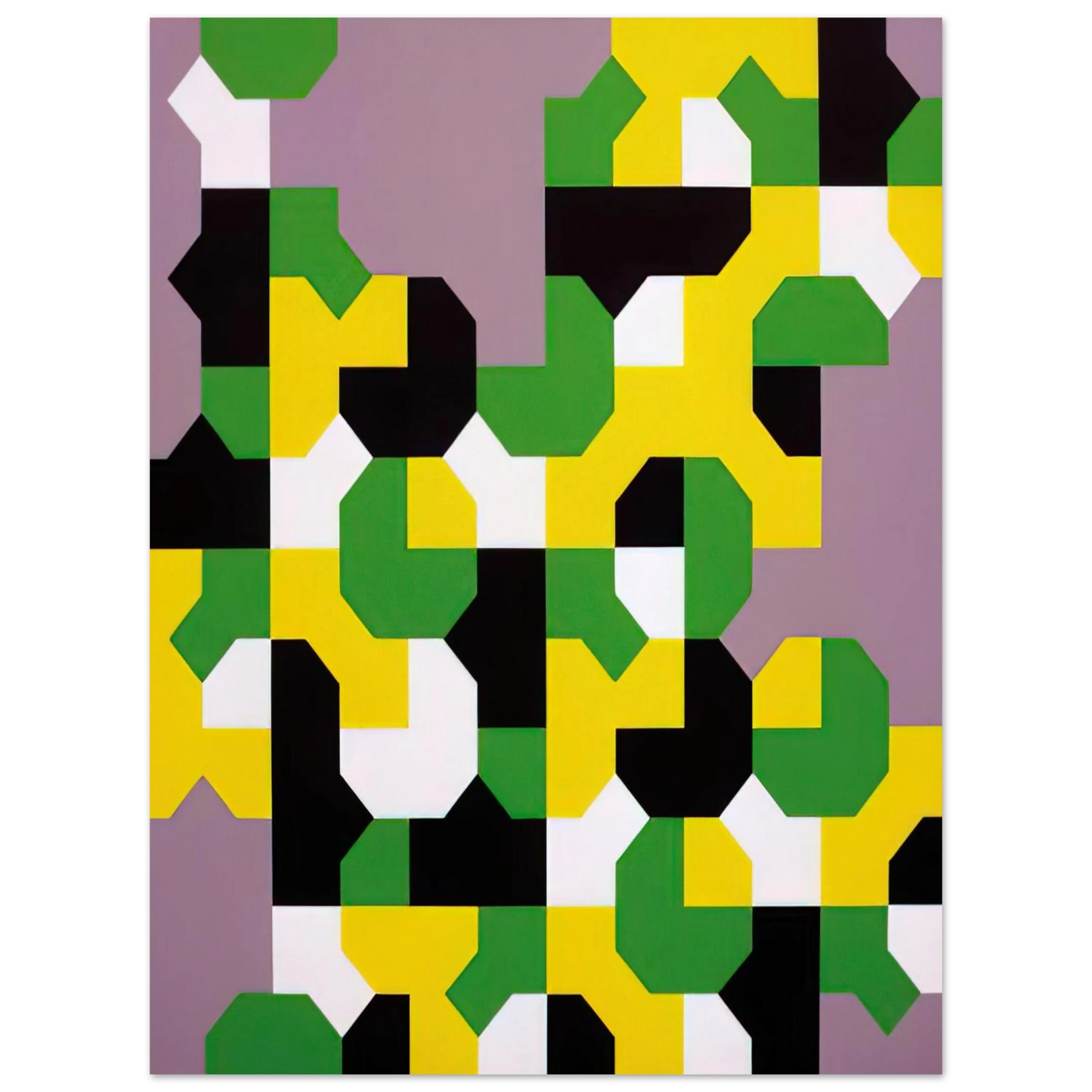 Bruno Munari - Curva di Peano - 1991 Fine Art Poster - Default Title