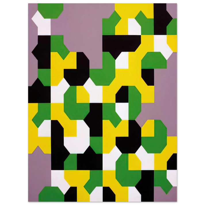 Bruno Munari - Curva di Peano - 1991 75x100 cm / 30x40inches Fine Art Poster