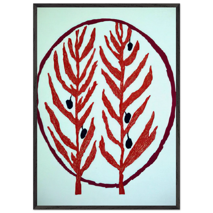 THE OLIVE BRANCH 2004 - Louise Bourgeois 70x100 cm / 28x40 inches Framed Art Print – Black Wooden Frame