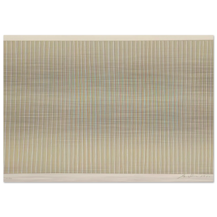 Carousel - 1980 - Gene Davis Brushed Aluminum Print - 70x100 cm / 28x40 inches | Gene Davis Aluminum Print | Gene Davis Prints