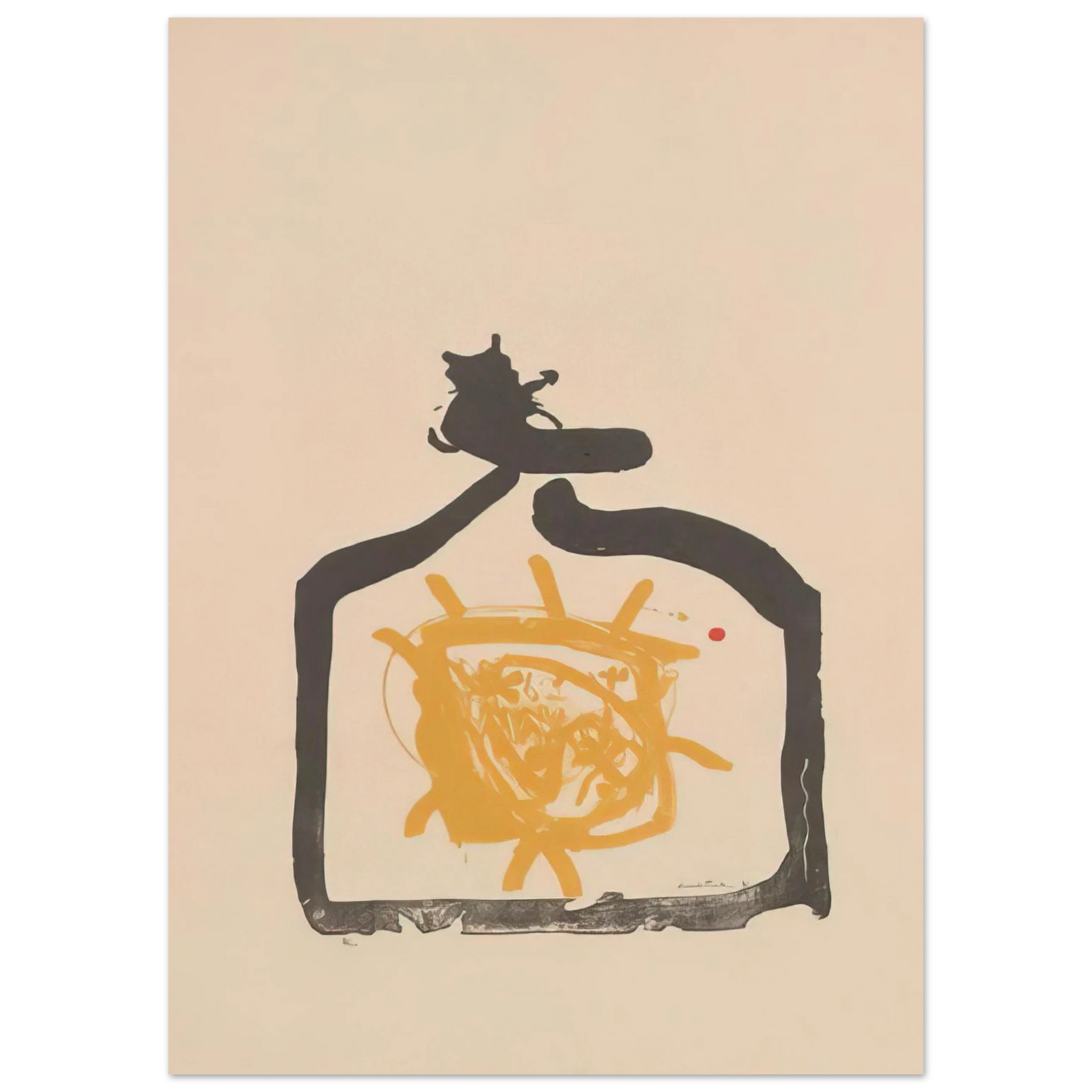 Helen Frankenthaler - May 26th Backwards - 1961 Wall art - A3 (29.7 x 42 cm) - Premium Wooden Framed Poster With Fine Art Paper-canvas - Wood frame