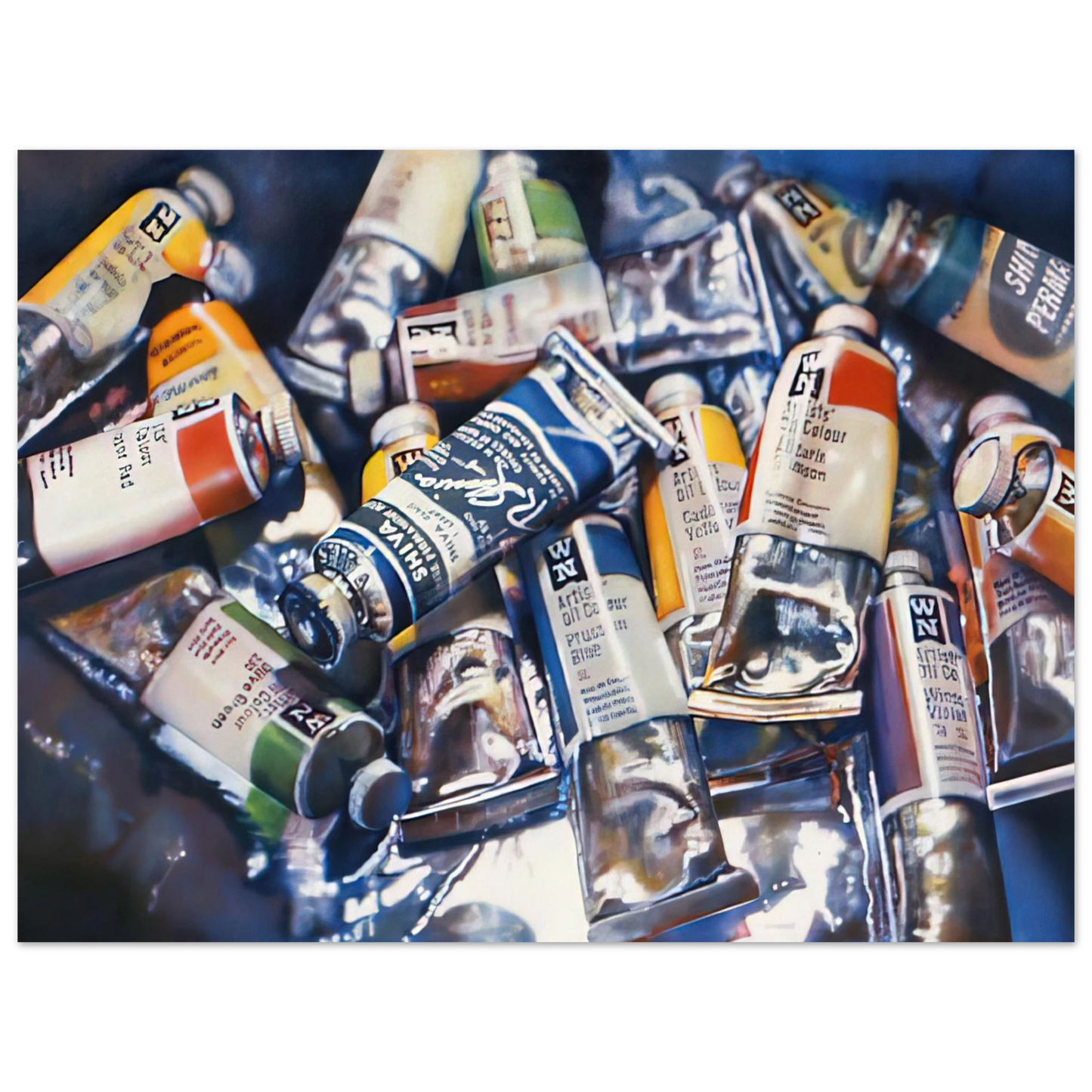 Audrey Flack - SHIVA BLUE 1973 Fine Art Poster - Default Title