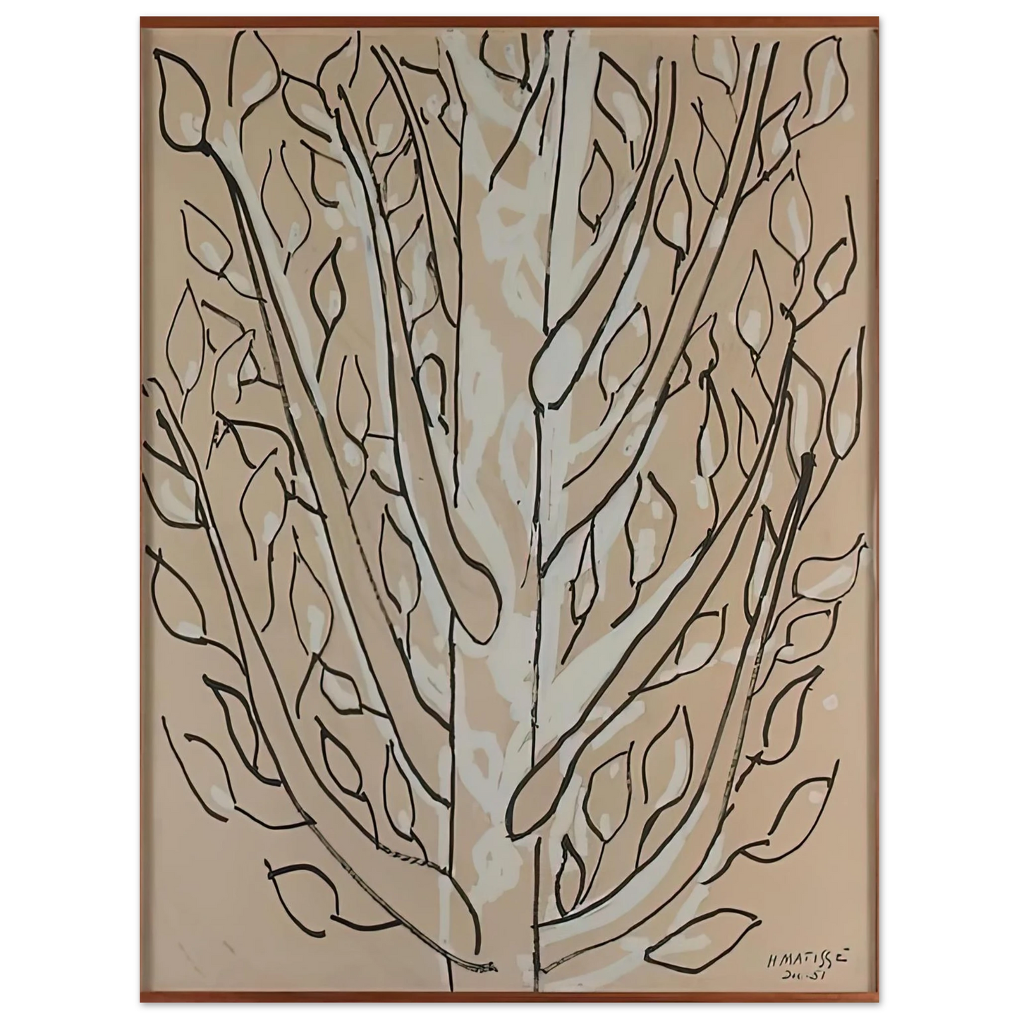 Henri Matisse - THE TREE 1951 Fine Art Poster - Default Title