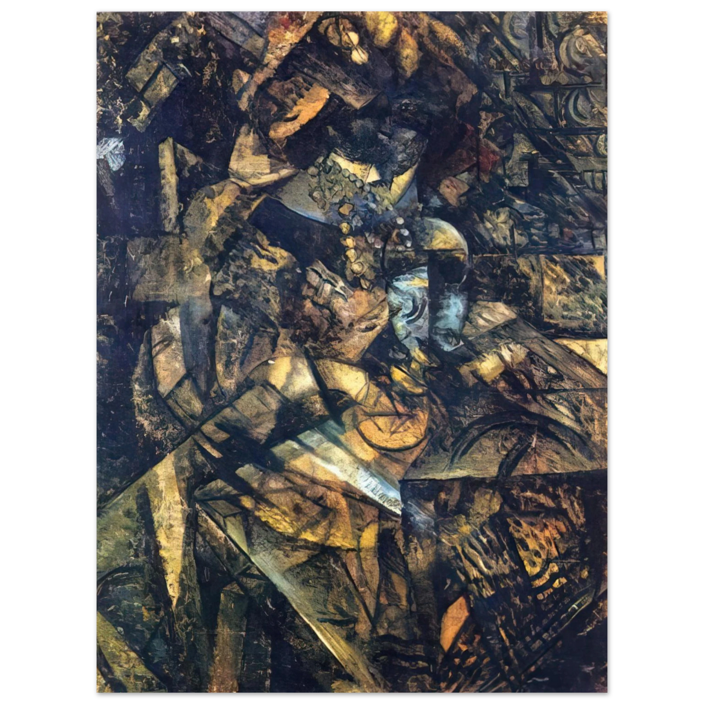 Carlo Carra - QUIRINAL STABLES Fine Art Poster - Default Title