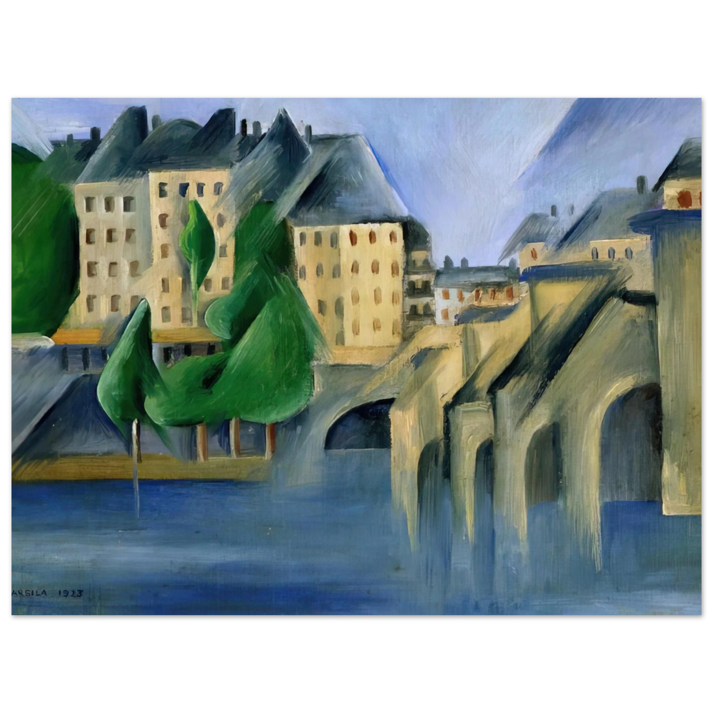Tarsila do Amaral - New Bridge Fine Art Poster - Default Title