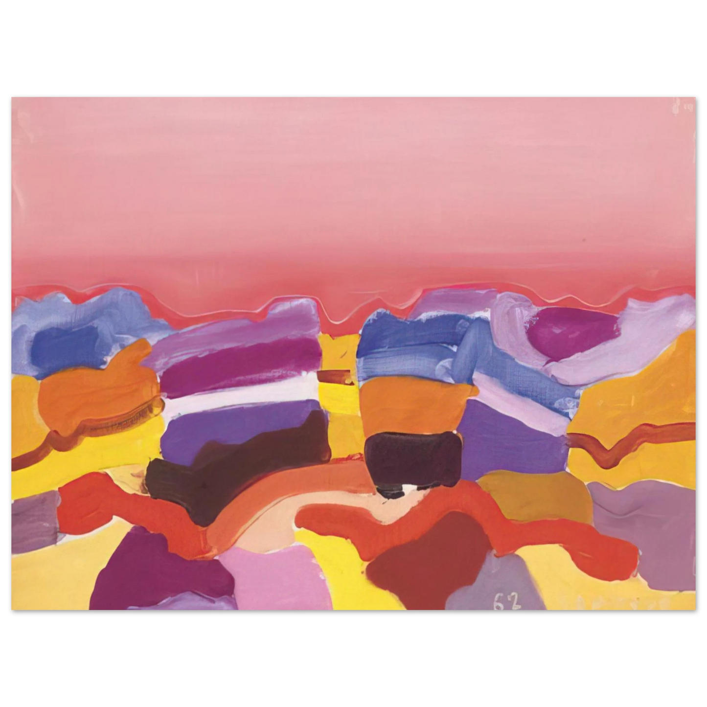 Charles Lapicque - Désert - 1962 Fine Art Poster - Default Title